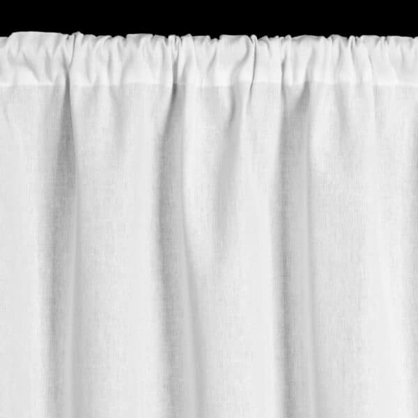 Hotová Záclona ISAAC na Páske 150 x 60 cm Biela - Image 3