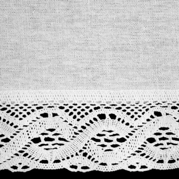Hotová záclona na páske 300 x 40 cm Biela - Image 4