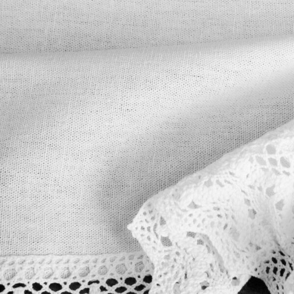 Hotová záclona CLARIE na sťahovacej páske 150 x 30 cm Biela - Image 9
