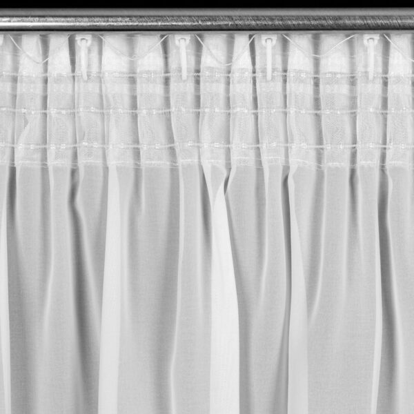Hotová záclona na páske 350 x 270 cm Biela - Image 10