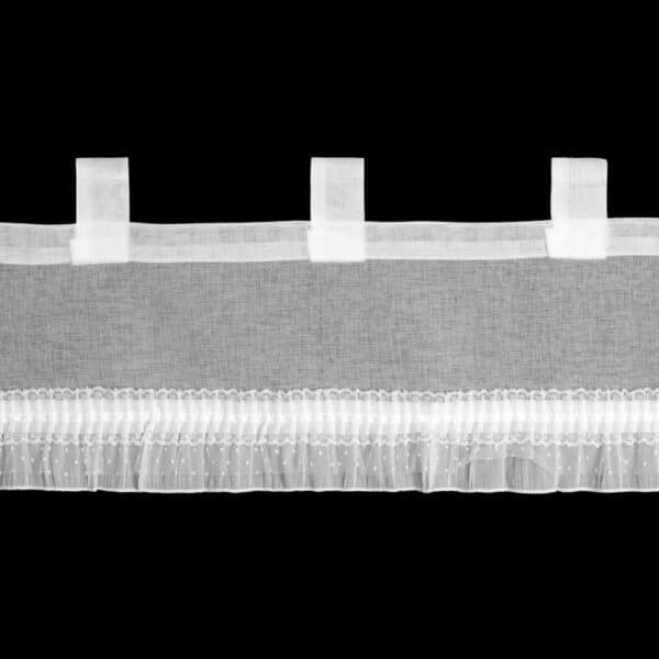 Hotová Záclona na Šnúrkach 30 x 150 cm Biela - Image 2