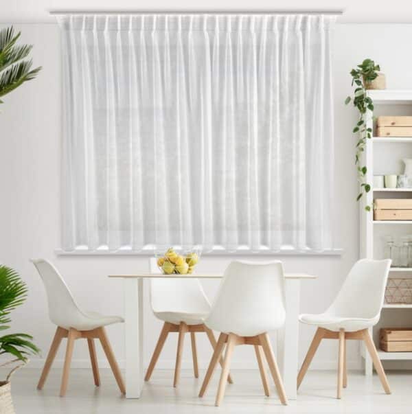 Hotová Záclona BELISSA na Páske 300 x 170 cm Biela