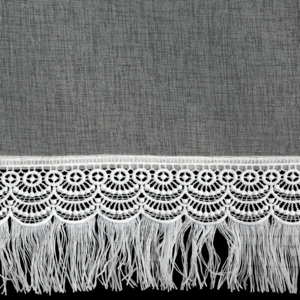 Hotová Záclona na šnúrkach 60 x 150 cm Biela - Image 3